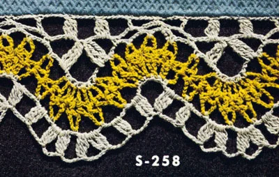 Braid Edging on Runner Pattern