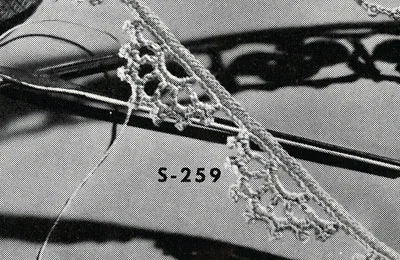 Irish Crochet Edging No. S259 Pattern