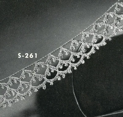 Irish Crochet Edging No. S261 Pattern