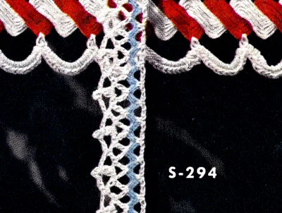 Rick Rack Edging No. S294 Pattern