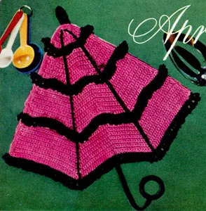 Parasol Potholder Pattern #S-355