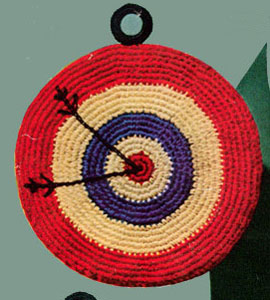 Bull's Eye Potholder Pattern #S-358