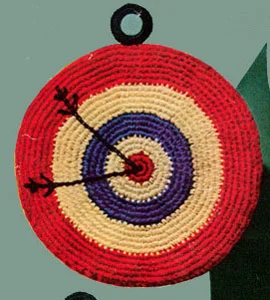 Bull's Eye Potholder Pattern #S-358