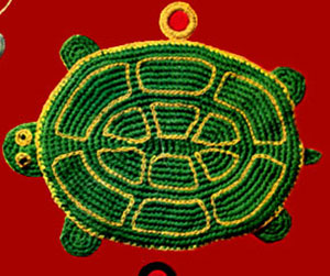 Mock Turtle Potholder Pattern #S-365