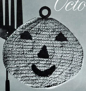 Pumpkin Potholder Pattern #S-367