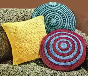 Killarney and Aqua Pillow Pattern #S-430