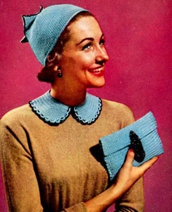 Hat, Bag & Collar Set Pattern #S-449