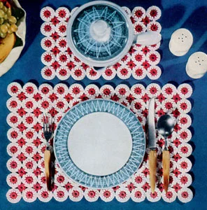 Place Mat & Hot Plate Mat 2 Pattern