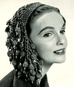 Sparkling Fishnet Hat Pattern #S-650