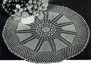 Windmill Wings Doily Pattern #S-894