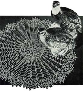 Spanish Fan Doily Pattern #S-897