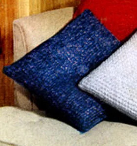 Square Blue Pillow Pattern