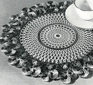 Pansy Patch Doily Pattern #S-952