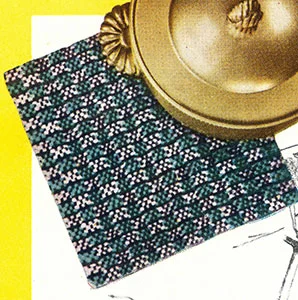 Hot Plate Mat Pattern #S-961