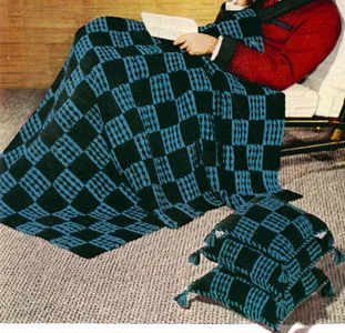 Checkmate Afghan Pattern