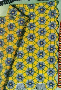 Lazy Daisy Afghan Pattern