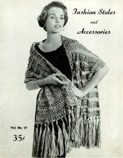 Fashion Stoles and Accessories | Book 17 | Diamond Yarn Corp