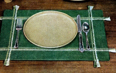 Fiesta Luncheon Mat Pattern
