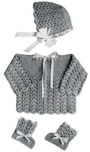 Crochet Baby Set Pattern #103