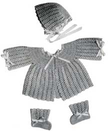 Crochet Baby Set Pattern #105