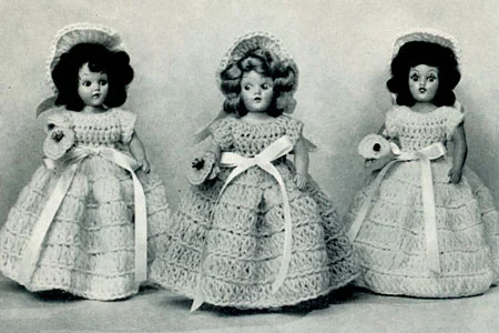 Bridesmaid Doll Pattern #254