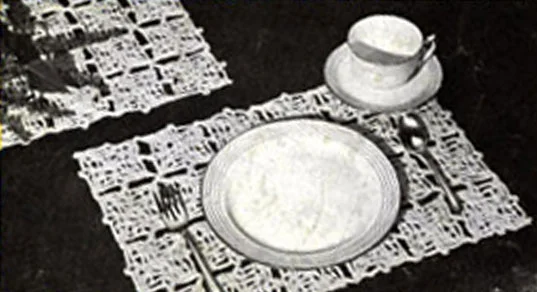 Patio Placemat Pattern
