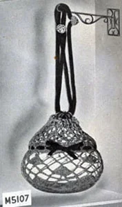 Gold Veiled Lucite Bubble Bag Pattern