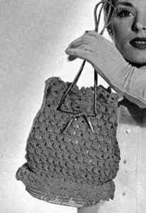 Casual Ruffled Drawstring Bag Pattern
