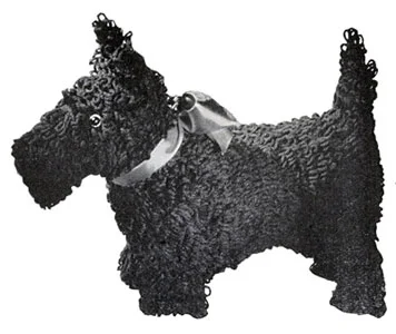 Scottie in Loop Stitch Toy Pattern