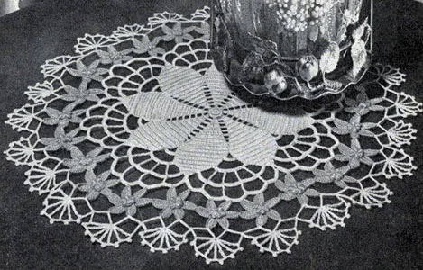 Daisy Ring Doily Pattern