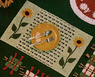 Sunflower Table Doily Pattern #6