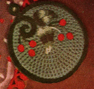 Cherry Whirl Pot Holder Pattern #17