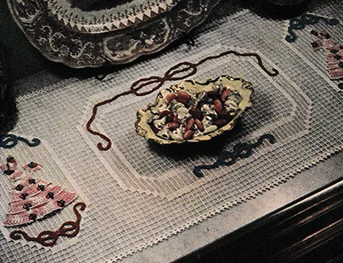 Portrait Buffet Scarf Pattern #7
