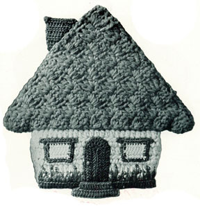Honeymoon Cottage Potholder Pattern #2