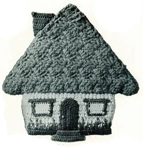 Honeymoon Cottage Potholder Pattern #2