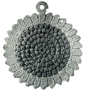 Sun Flower Potholder Pattern #4