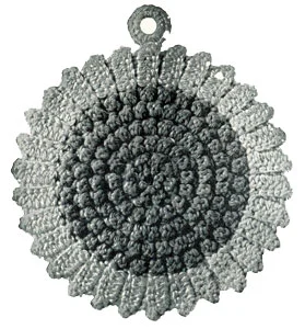 Sun Flower Potholder Pattern #4