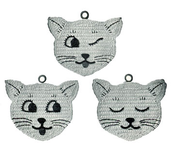 Wynken, Blynken and Nod Potholder Set Pattern #9