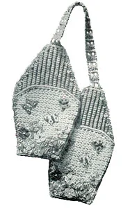 Flower Garden Oven Mitts Pattern #12