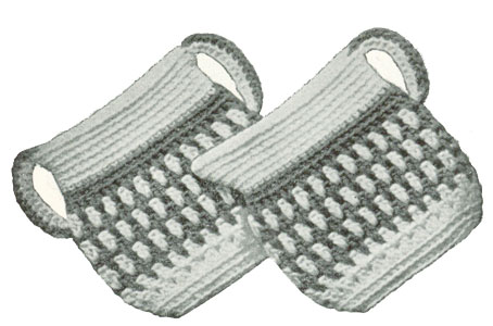 Sugar 'N Cream Potholders Pattern #14