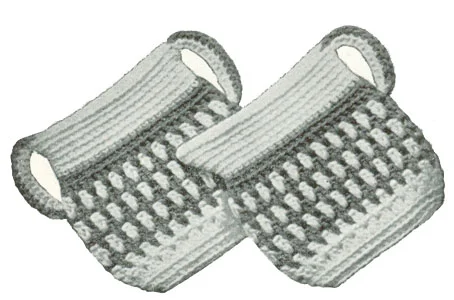 Sugar 'N Cream Potholders Pattern #14