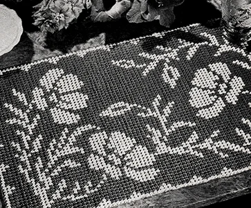 Poppy Parade Place Mats Pattern #6
