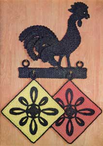 Rooster Pot Holder Set Pattern