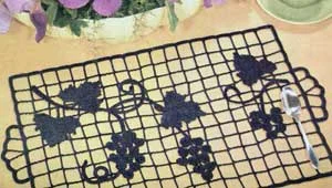 Grape Lattice Place Mat Pattern #16