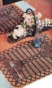 Black Magic Luncheon Set Pattern #1