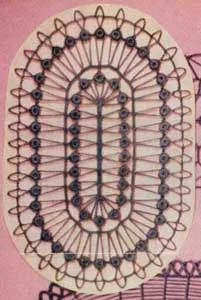 Oval Place Mat Pattern #2