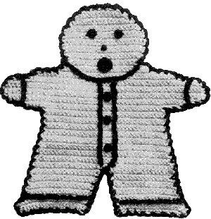 Gingerbread Boy Potholder