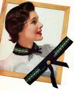 Black Velvet Collar Pattern