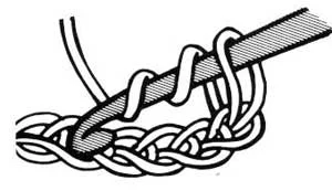 Triple (or Treble) Crochet (tr or trc)