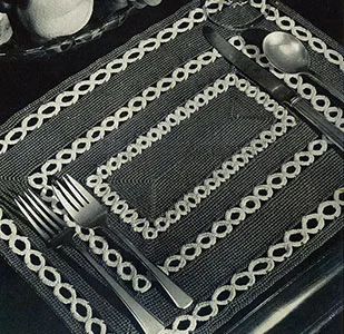 Ship's Cable Placemat Pattern #12-41